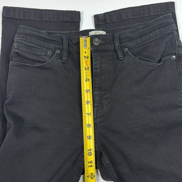 J.Crew Billie Demi Boot Crop Black Jeans Size 28 - Picture 8 of 11